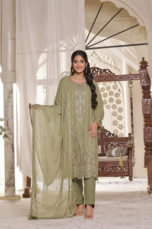 SEMI STITCHED EMBROIDERED LUXURY CHIFFON COLLECTION