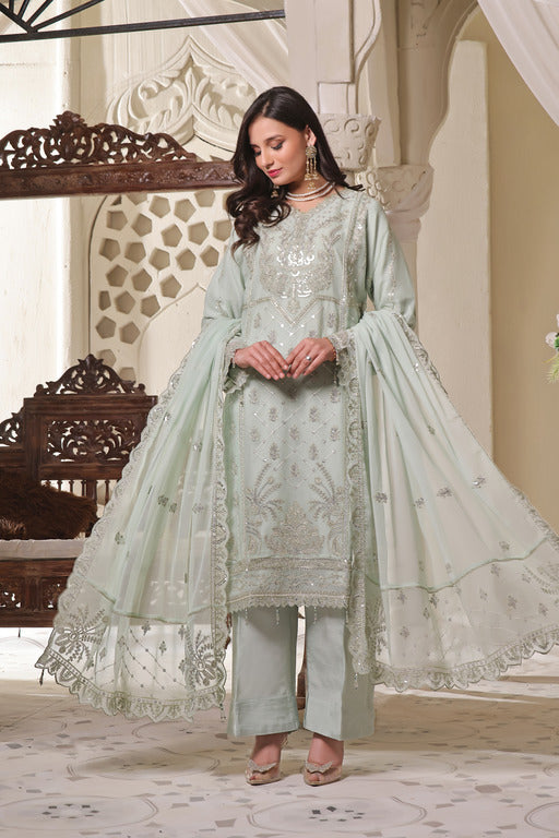 SEMI STITCHED EMBROIDERED LUXURY CHIFFON COLLECTION