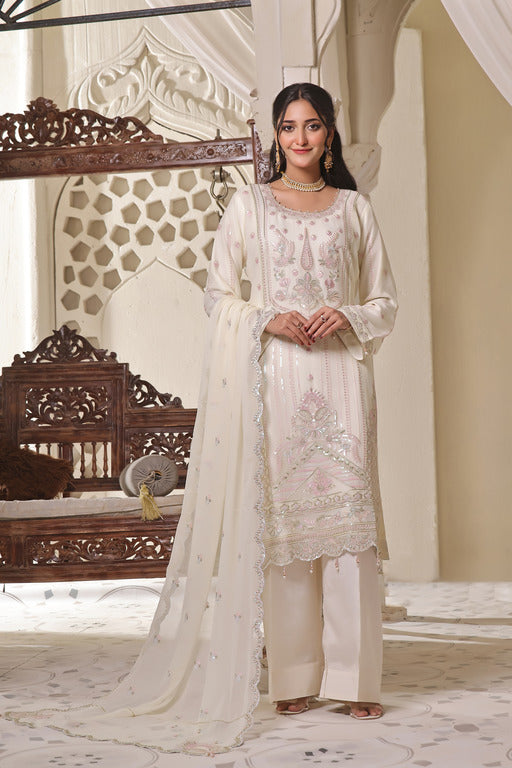 SEMI STITCHED EMBROIDERED LUXURY CHIFFON COLLECTION